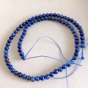 Kyanite beads 4mm Grade AAA 4mm 15” Genuine rare😍
